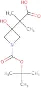 2-{1-[(tert-Butoxy)carbonyl]-3-hydroxyazetidin-3-yl}-2-methylpropanoic acid