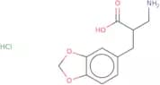 3-Amino-2-[(1,3-dioxaindan-5-yl)methyl]propanoic acid hydrochloride
