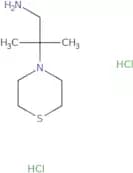 2-Methyl-2-(thiomorpholin-4-yl)propan-1-amine dihydrochloride