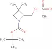 tert-Butyl 2-[(methanesulfonyloxy)methyl]-3,3-dimethylazetidine-1-carboxylate
