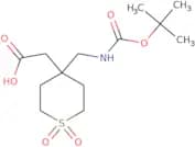 2-[4-({[(tert-Butoxy)carbonyl]amino}methyl)-1,1-dioxo-1λ6-thian-4-yl]acetic acid