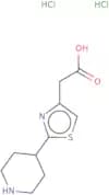 2-[2-(Piperidin-4-yl)-1,3-thiazol-4-yl]acetic acid dihydrochloride