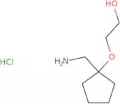 2-{[1-(Aminomethyl)cyclopentyl]oxy}ethan-1-ol hydrochloride