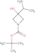 tert-Butyl 3-(1-aminoethyl)-3-hydroxyazetidine-1-carboxylate