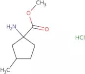 Methyl 1-amino-3-methylcyclopentane-1-carboxylate hydrochloride