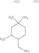(1,5,5-Trimethylpiperidin-2-yl)methanamine dihydrochloride