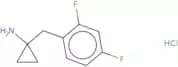 1-[(2,4-Difluorophenyl)methyl]cyclopropan-1-amine hydrochloride