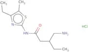 3-(Aminomethyl)-N-(4-ethyl-5-methyl-1,3-thiazol-2-yl)pentanamide hydrochloride