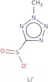 2-methyl-2H-1,2,3,4-tetrazole-5-sulfinate lithium