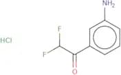 1-(3-Aminophenyl)-2,2-difluoroethan-1-one hydrochloride