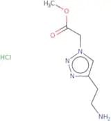 Methyl 2-[4-(2-aminoethyl)-1H-1,2,3-triazol-1-yl]acetate hydrochloride