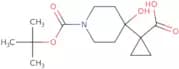 1-{1-[(tert-Butoxy)carbonyl]-4-hydroxypiperidin-4-yl}cyclopropane-1-carboxylic acid