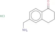 6-(Aminomethyl)-1,2,3,4-tetrahydronaphthalen-1-one hydrochloride