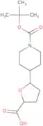 5-{1-[(tert-Butoxy)carbonyl]piperidin-4-yl}oxolane-2-carboxylic acid