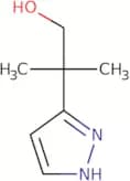 2-Methyl-2-(1H-pyrazol-3-yl)propan-1-ol