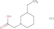 2-(3-Ethylpiperidin-1-yl)acetic acid hydrochloride