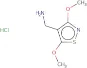 (Dimethoxy-1,2-thiazol-4-yl)methanamine hydrochloride