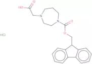 2-(4-{[(9H-Fluoren-9-yl)methoxy]carbonyl}-1,4-diazepan-1-yl)acetic acid hydrochloride