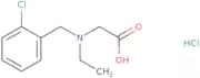 2-{[(2-Chlorophenyl)methyl](ethyl)amino}acetic acid hydrochloride