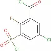 5-Chloro-3-(chlorosulfonyl)-2-fluorobenzoyl chloride