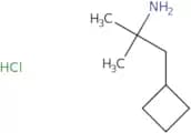 1-Cyclobutyl-2-methylpropan-2-amine hydrochloride