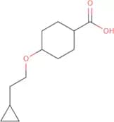 4-(2-Cyclopropylethoxy)cyclohexane-1-carboxylic acid, somers