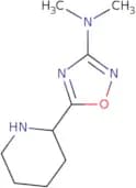 N,N-Dimethyl-5-(piperidin-2-yl)-1,2,4-oxadiazol-3-amine