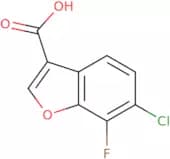 6-Chloro-7-fluoro-1-benzofuran-3-carboxylic acid