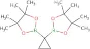 4,4,5,5-Tetramethyl-2-[1-(4,4,5,5-tetramethyl-1,3,2-dioxaborolan-2-yl)cyclopropyl]-1,3,2-dioxaboro…