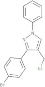 3-(4-Bromophenyl)-4-(chloromethyl)-1-phenyl-1H-pyrazole