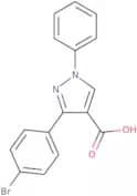 3-(4-bromophenyl)-1-phenyl-1H-pyrazole-4-carboxylic acid