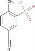 5-cyano-2-methylbenzene-1-sulfonyl chloride