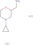[(2S)-4-Cyclopropylmorpholin-2-yl]methanamine dihydrochloride