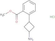 Methyl 2-[(1R,3R)-3-aminocyclobutyl]benzoate hydrochloride