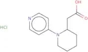 2-[1-(Pyridin-4-yl)piperidin-2-yl]acetic acid hydrochloride