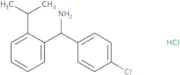 (4-Chlorophenyl)[2-(propan-2-yl)phenyl]methanamine hydrochloride