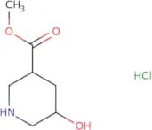 rac-Methyl (3R,5R)-5-hydroxypiperidine-3-carboxylate hydrochloride
