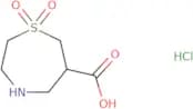 1,1-Dioxo-1,4-thiazepane-6-carboxylic acid hydrochloride