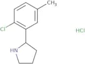 2-(2-Chloro-5-methylphenyl)pyrrolidine hydrochloride