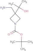 tert-Butyl 3-(aminomethyl)-3-(2-hydroxypropan-2-yl)azetidine-1-carboxylate
