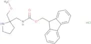 (9H-Fluoren-9-yl)methyl N-{[2-(methoxymethyl)pyrrolidin-2-yl]methyl}carbamate hydrochloride