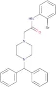 2-(4-(diphenylmethyl)piperazinyl)-N-(2-bromophenyl)ethanamide