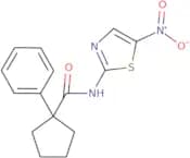 N-(5-nitro-1,3-thiazol-2-yl)-1-phenylcyclopentane-1-carboxamide