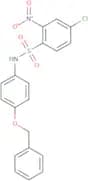 ((4-chloro-2-nitrophenyl)sulfonyl)(4-(phenylmethoxy)phenyl)amine