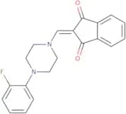 2-((4-(2-fluorophenyl)piperazinyl)methylene)indane-1,3-dione