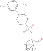 1-(((4-(5-chloro-2-methylphenyl)piperazinyl)sulfonyl)methyl)-7,7-dimethylbicyclo[2.2.1]heptan-2-one