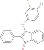 3-((3,4-dichlorophenyl)amino)-2-phenylinden-1-one