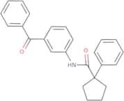 N-(3-benzoylphenyl)-1-phenylcyclopentane-1-carboxamide