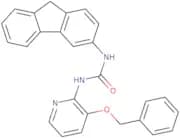1-(fluoren-3-yl)-3-(3-(phenylmethoxy)(2-pyridyl))urea