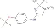 (4,4-dimethyl-3-methylene(2,5-thiazolinyl))(4-(trifluoromethoxy)phenyl)amine